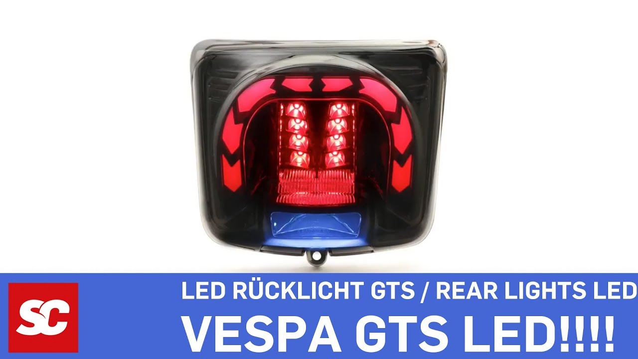 LED Vespa GTS Rücklicht Rear Lights MN505EB 
