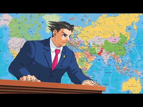 Видео: Феня на географии (ace attorney)