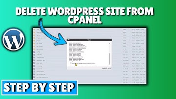 How to delete wordpress site from cpanel (2025)
