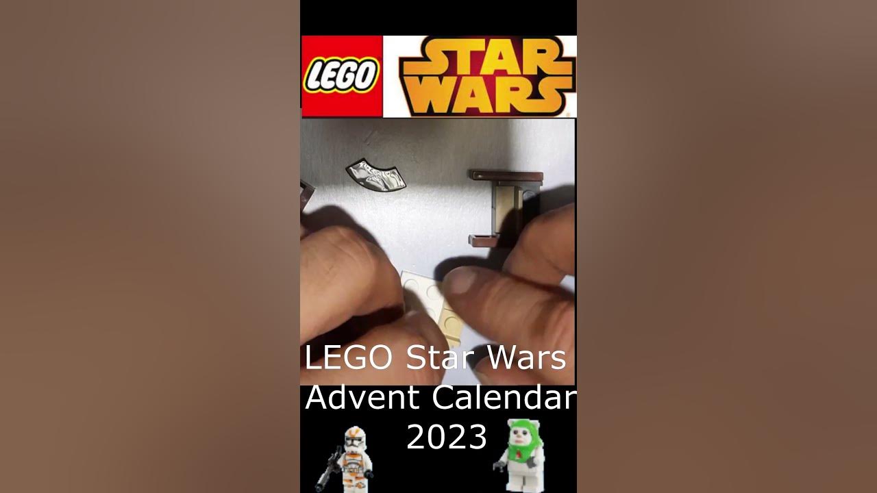 Lego Star Wars Christmas advent Calendar Day 1 Omega with a sledge