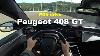 2024 Peugeot 408 GT POV drive
