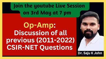Op-Amp: Discussion of all ( 2011-2022) Previous NET Questions Part-1