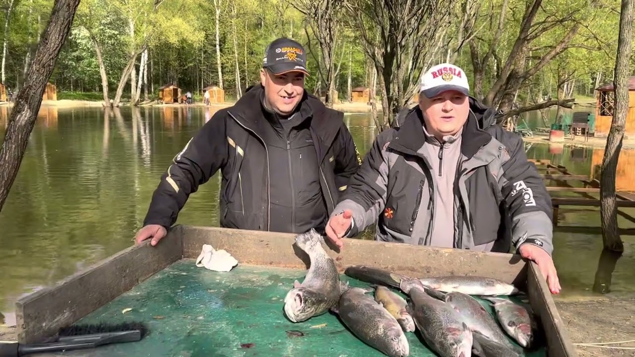 Водопад рыбалка видное русфишинг