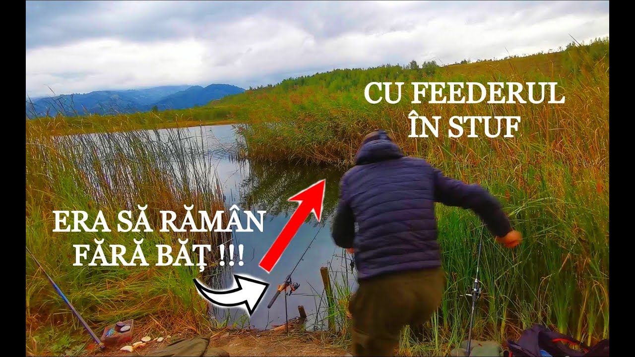 Pescuit LA FEEDER ÎN STUF ÎN ROMÂNIA - ERA SA RĂMÂN FĂRĂ BĂȚ - cu Porumb si USTUROI - CRAP si CARAS