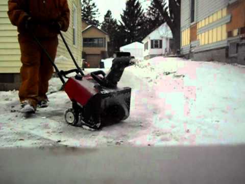 toro ccr powerlite snow blower - YouTube