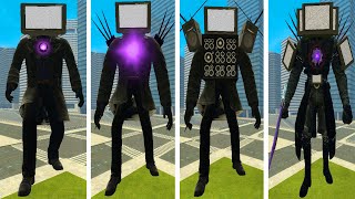 EVOLUTION OF NEW UPGRADED TITAN TV MAN MECHA BOSS! - Skibidi Toilet In Garrys Mod