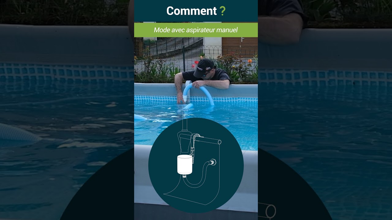 Comment aspire le skimmer de piscine Intex ? 