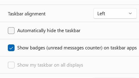 How to align or move your taskbar on windows 11 back to the left