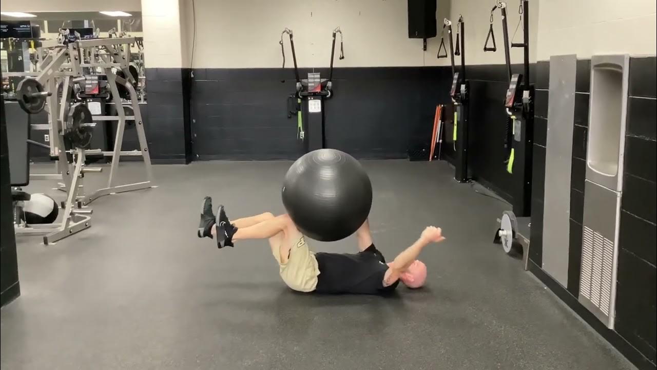 Stability Ball Dead Bug YouTube