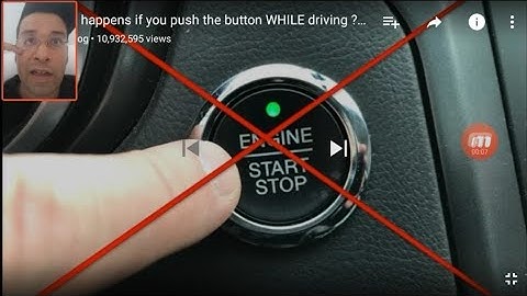 What happens if you push the button WHILE driving? (Dont try this in your own car) Reaction video