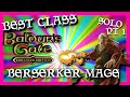 Baldurs gate solo part 1 playing the bestmost op class berserker mage