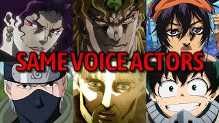 JOJO'S BIZARRE ADVENTURE Characters Japanese Dub Voice Actors in other Anime Part 1/2