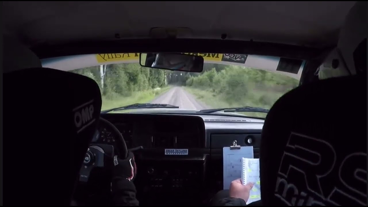 Laxårallyt 2024 SS3 Oscar Östlund & Marcus Jansson