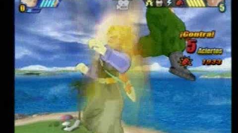 DBZ Budokai Tenkaichi SSj Trunks vs Red potara android 13