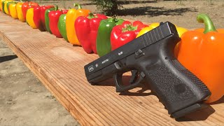 how many BELL PEPPERS does it take to stop a bullet?