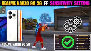 Realme Narzo 90 5G Free Fire Auto Headshot Sensitivity | Free Fire Best Sensitivity Setting