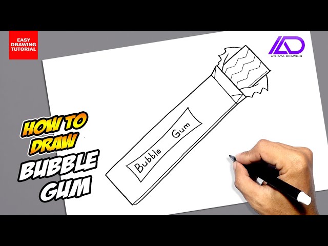 How to draw Bubble Gum 