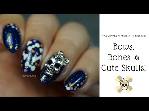 Halloween Design Bows, Bones, & Skulls