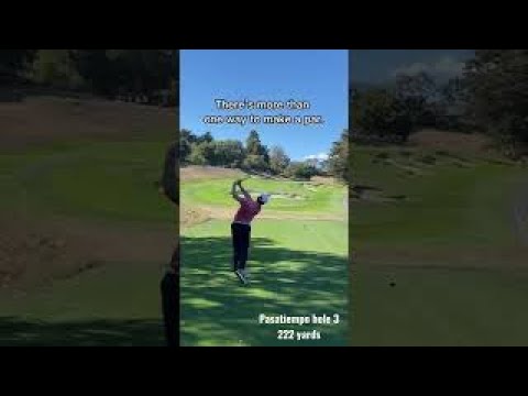 Double sandy par. Hole 3 at Pasatiempo. Amazing course! #golf #golfswing #shorts #golflife
