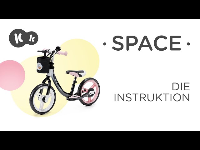 Wie wird das SPACE-Laufrad von Kinderkraft zusammengebaut |  Gebrauchsanweisung - YouTube