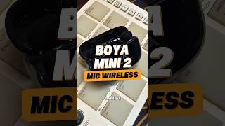 Boya Mini 2 Mic Wearless #boya #boyamini #boyamic #micwireless #contentcreator #microphone