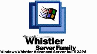 Windows Whistler Advanced Server beta 1 build 2296