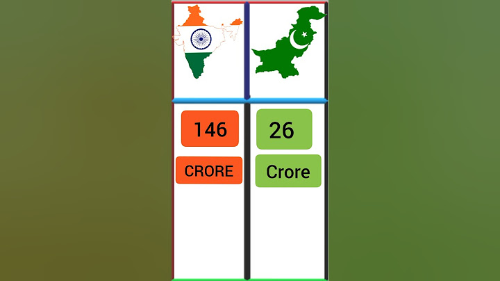 INDIA vs PAKISTAN full comparison #viral #india #pakistan