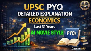 UPSC PYQ Economics 💹 | Last 31 Years Detailed Explanation | AI Movie Style | Prelims  | Dishant IAS
