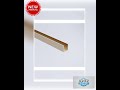 80x210cm Glass Shower Screen with Nickel Wall Channel and Floor Channel – Sleek, Durable Bathroom...