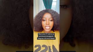 Yb4309. Share The Cv On Nyawimentorme . Telegram 0702622961.