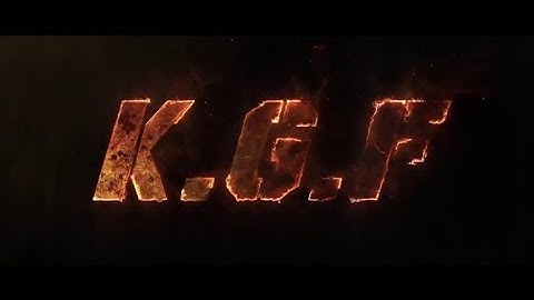 Title Animation!!! like KGF Chapter 2 TEASER I After Effects 2019 I Trapcode Particular I Saber..