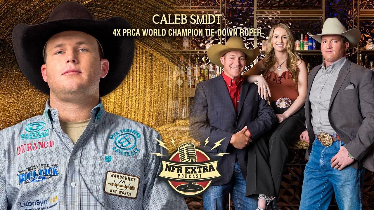149 4X PRCA World Champion Tie-Down Roper Caleb Smidt - YouTube
