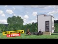 Incredible BIG Modern Tiny House With Amazing Interior Design ( 2 x 3 Meters)