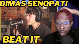 DIMAS SENOPATI | MICHAEL JACKSON - BEAT IT (ACOUSTIC COVER) | TOP 2023 PERFORMANCE - REACTION