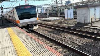 JR八王子駅　2番線　中央線快速　東京行き