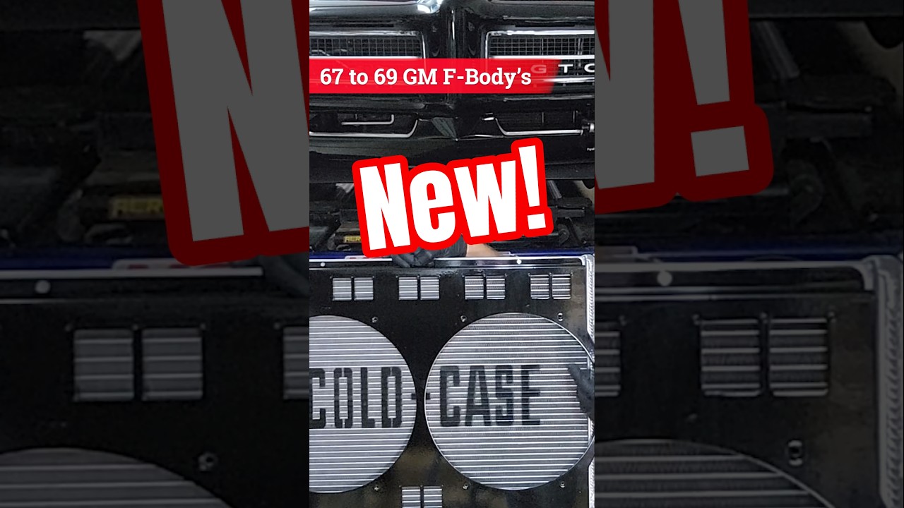 New 1967 to 69 GM F-Body Shrouds for CHC11 Cold Case Radiators - Spal and Proform fans #shorts