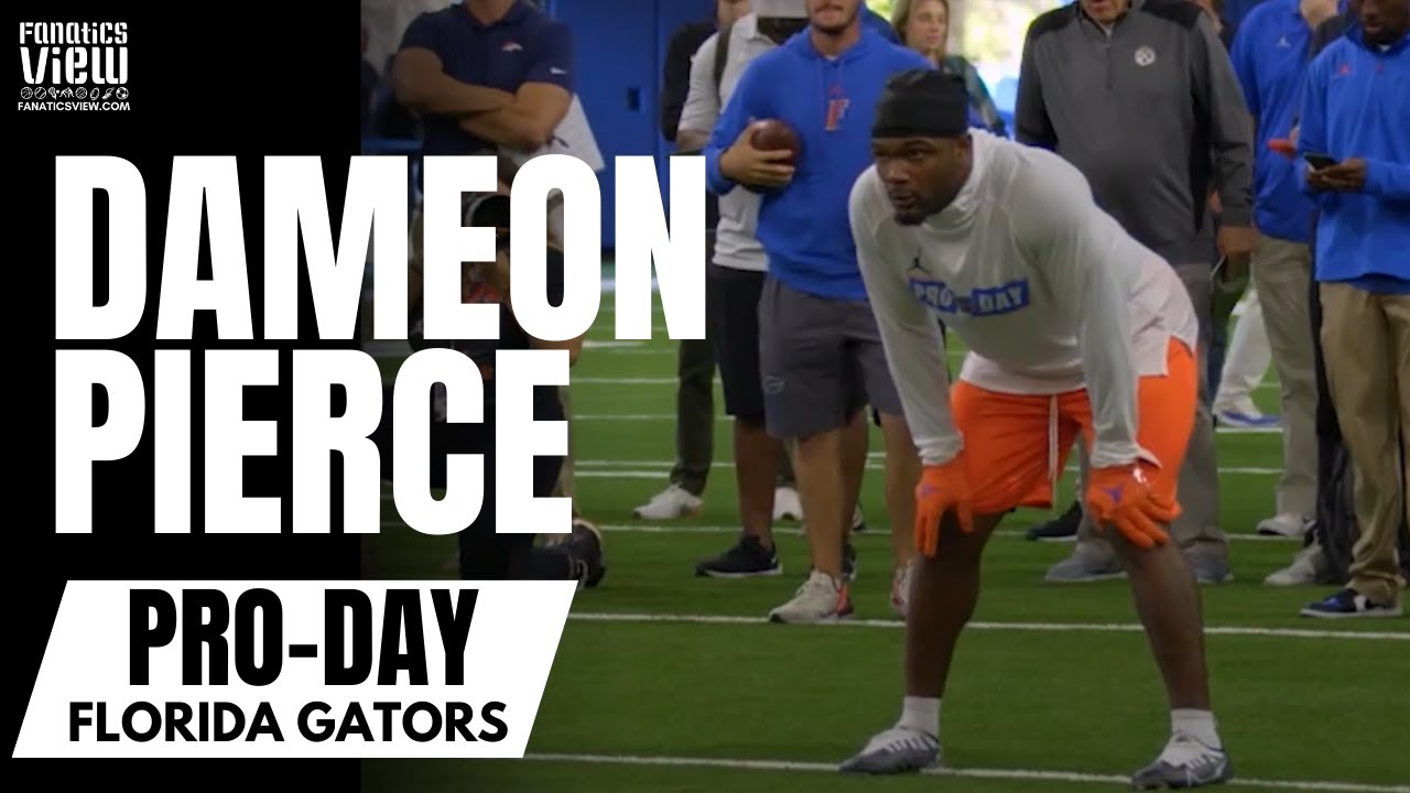 Dameon Pierce Florida Gators 2022 Pro Day Highlights | SEC Football on Fanatics View