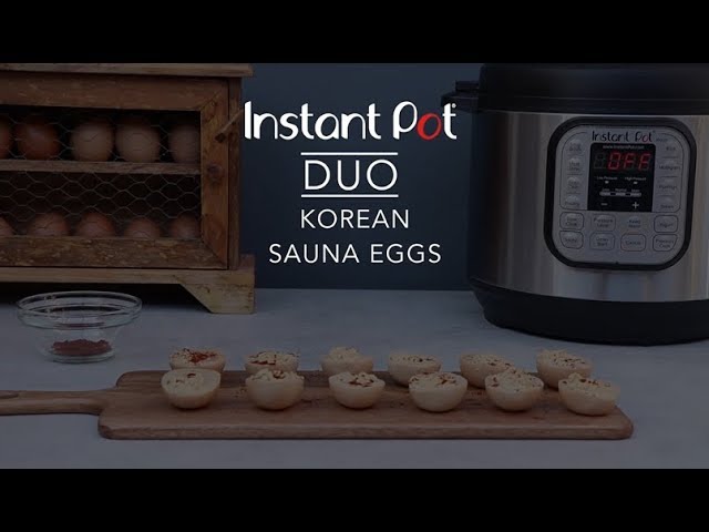 Korean Sauna Eggs Recipe In The Instant Pot Pressure Cooker