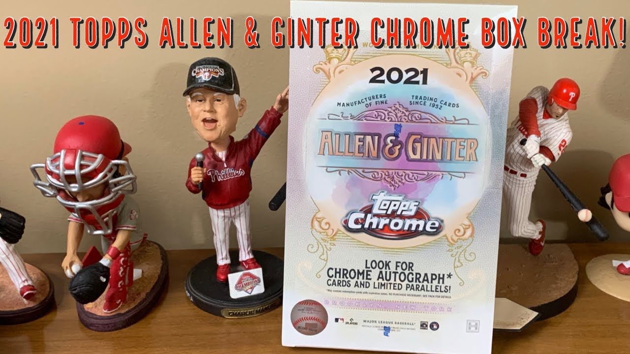 2021 Topps Allen & Ginter Chrome Hobby Box Break! - YouTube