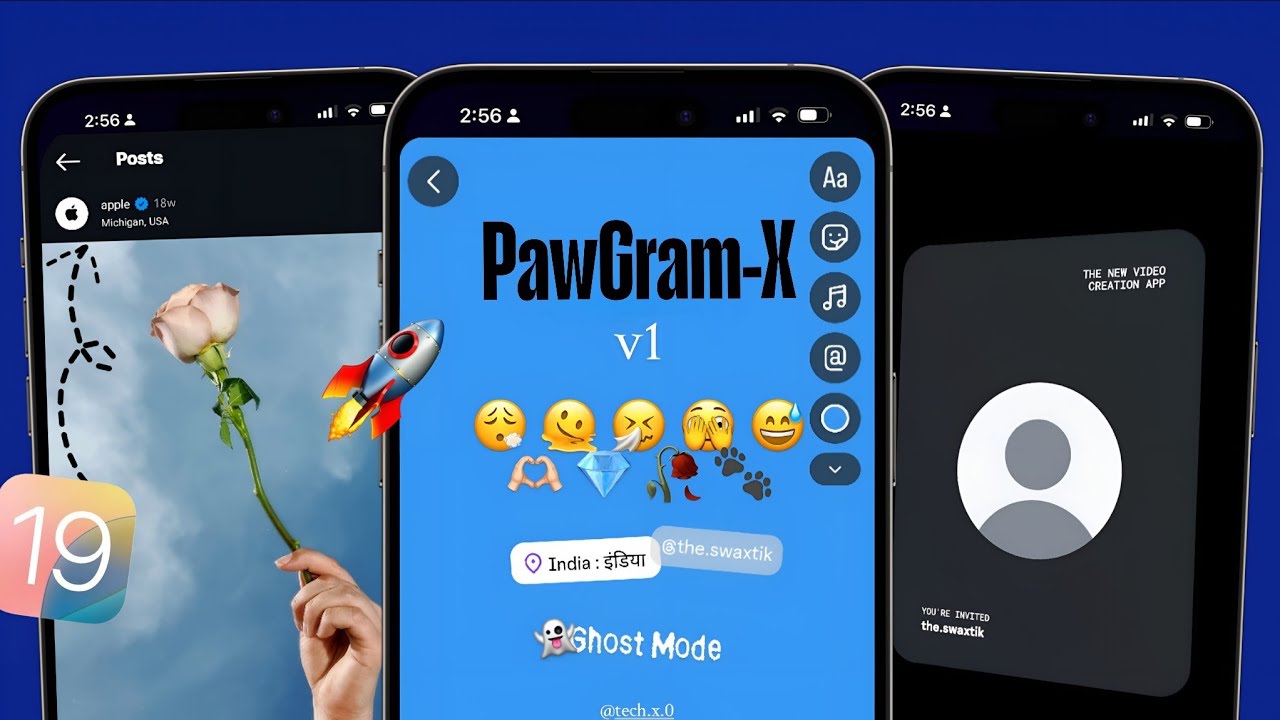 Pawgram X🤩 | iOS Emojis🫶🏻 + Ghost Mode👻 | All New Settings⚙️