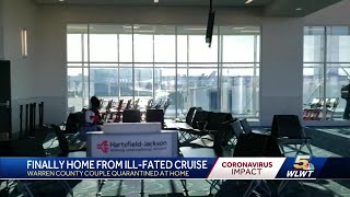 Warren County couple in quarantine after return from cruise ship