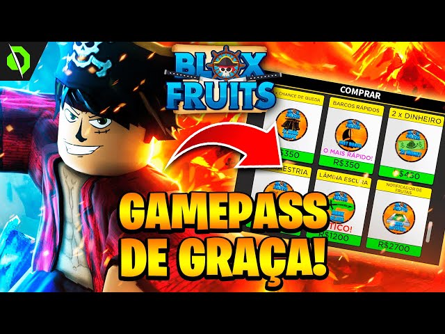 É SÉRIO! AGORA TEM COMO CONSEGUIR ESSAS GAMEPASS de GRAÇA no BLOX FRUITS e  NINGUÉM PERCEBEU 