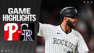 Phillies vs. Rockies Game Highlights (5/24/24) | MLB Highlights