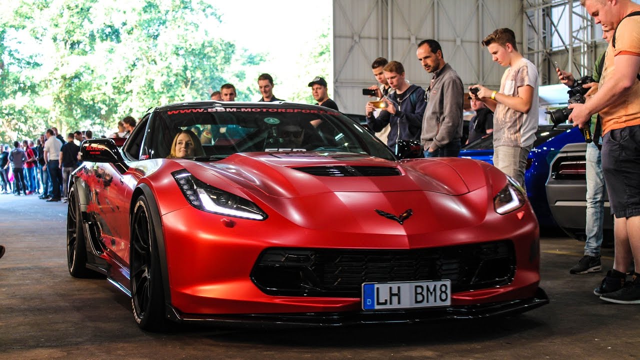 702 HP Corvette C7 Z06 with Capristo exhaust - Drifts, acceleration, drag, sounds