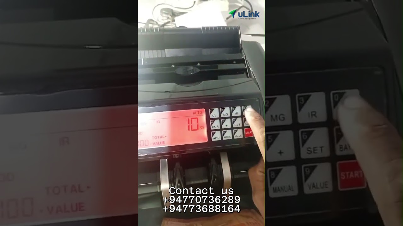 Focus P20 Cash Counting Machine එකකින් මුදල් ගණන් කරන අයුරැ | How to Work with Focus P20 Machine