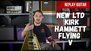 A First Look At The LTD Kirk Hammett Flying V