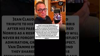Jean Claude Van Damme Honors Chuck Norris
