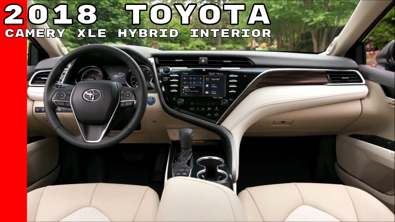 2018 Toyota Camery Xle Hybrid Interior
