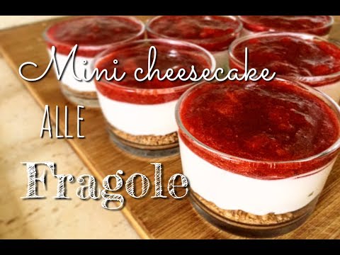 Video: Mini Cheesecake Alle Fragole