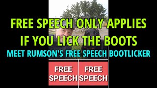 Rumson's Police Bootlicking Free Speech Hypocrite Exposed   12/31/22